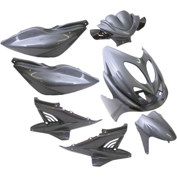 Edge Plaatset 9-delig voor yamaha aerox tot bouwjaar 2014 - anthraciet