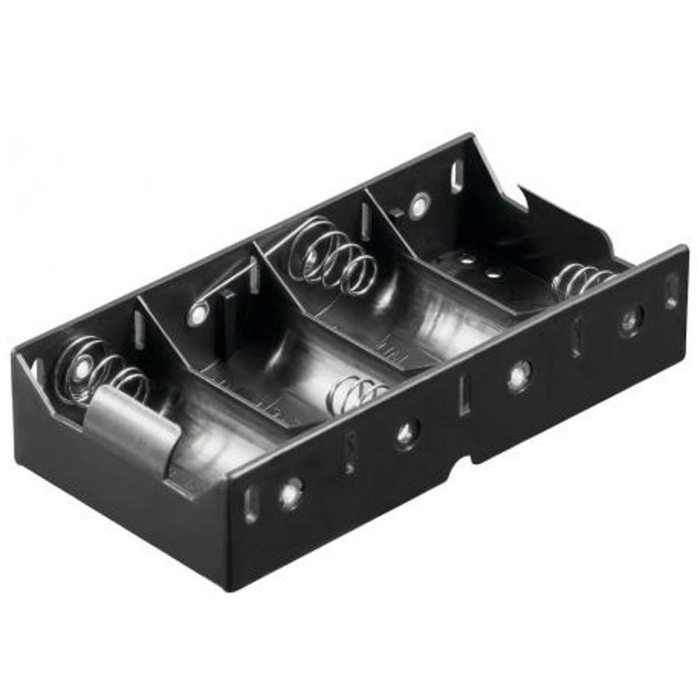 4x D batterij houder