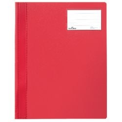 Snelhechters opaal Durable 2500.003 rood etiketvenster insteekhoes breed