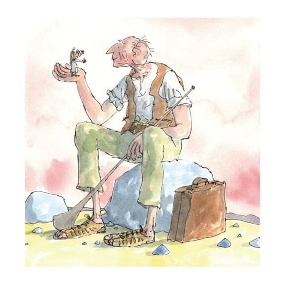 Kaart+envelop Roald Dahl GVR. 16x16 cm