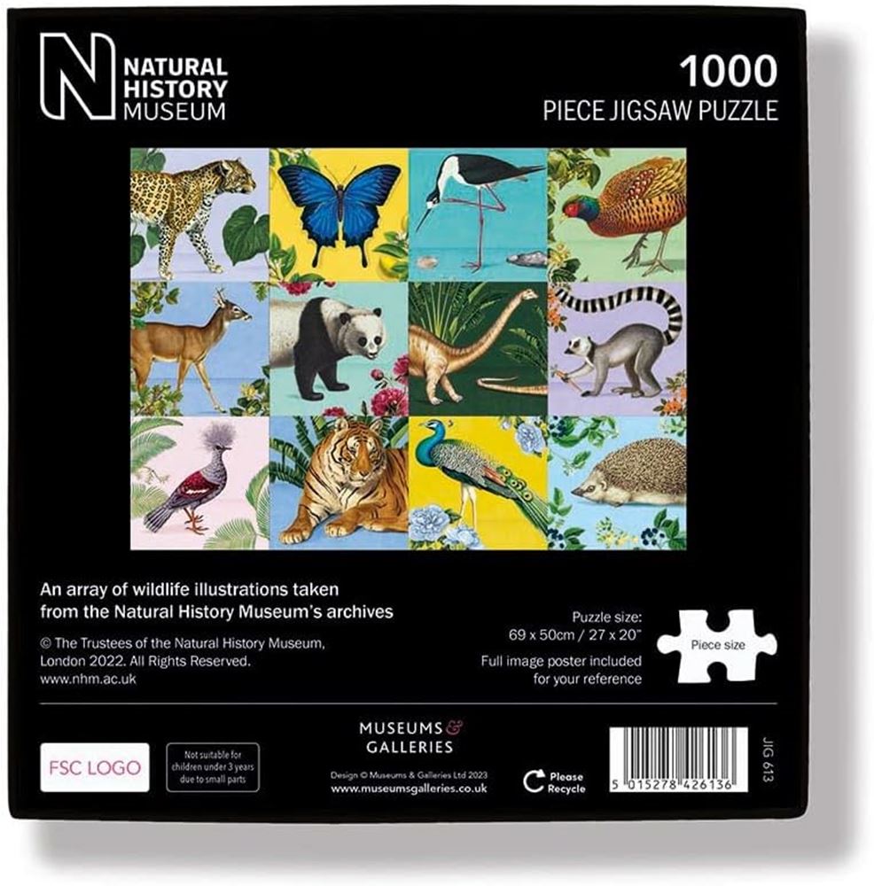 Puzzel 1000 stukjes Natural Histo. 69x50