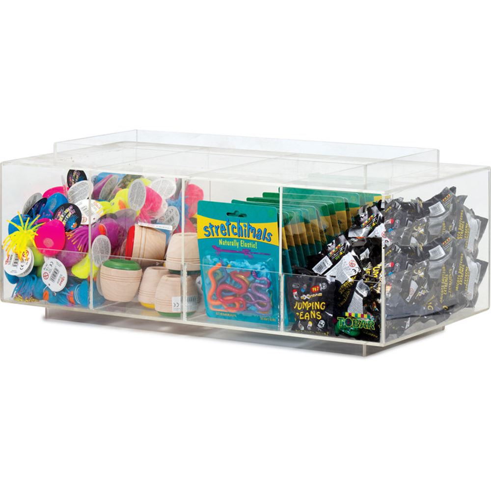 Import Unit 4-vaks. 61x20x30 cm. stapelbaar