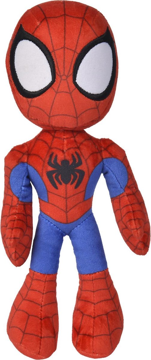Simba Disney - spiderman - spidey met glow in the dark eyes - 25cm - alle leeftijden - knuffel