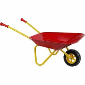 Jonotoys Metalen kruiwagen rood