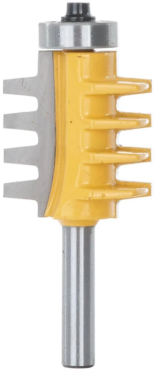 Universeel Geko freesset - multi-slot - 8 mm schacht - 38 mm hoogte - met lager