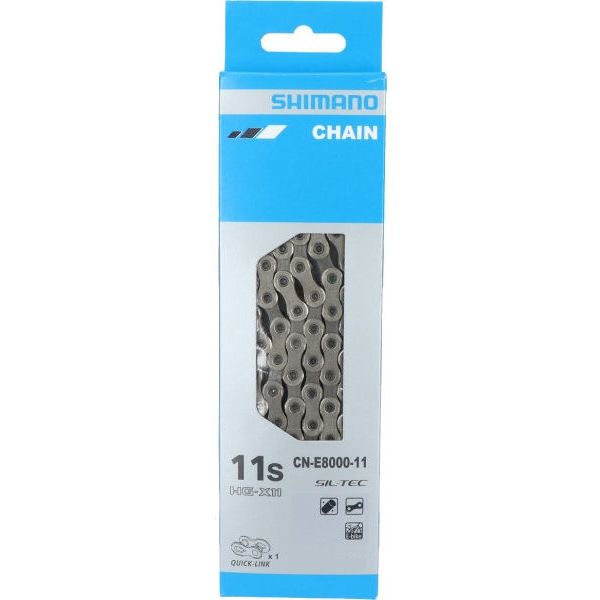 Shimano Ketting 11 speed cn-e8000 e-bike met quick link - 126 schakels