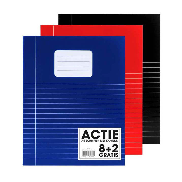 Quantore Schrift soho basic a5 lijn 80 pagina's 8+2