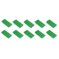 Rechthoekige magneten Franken 5 x 2,3 cm groen