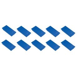 Rechthoekige magneten Franken 5x2.3 cm blauw