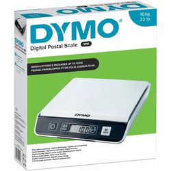 DYMO Usb postweegschaal m10 20x20cm 2gram 10kl uitschakelfunctie
