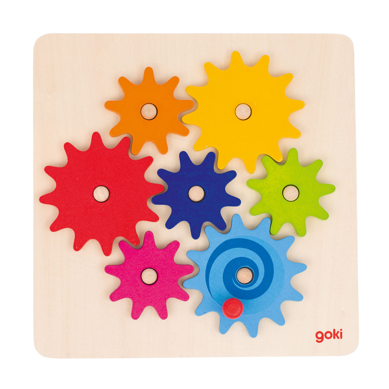Goki tandwiel puzzel, 8dlg.