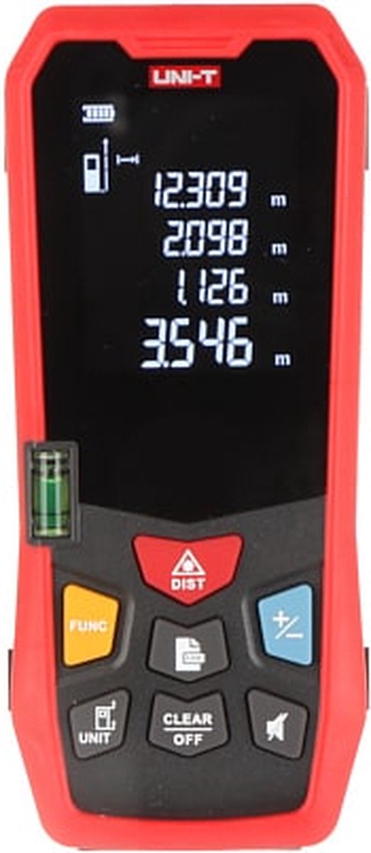 UNI-T lm50a serie - afstandsmeter - 50m - laser klasse 2 - lcd display