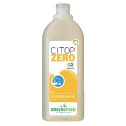 Afwasmiddel Greenspeed Cito Zero vloeibaar 1L geel