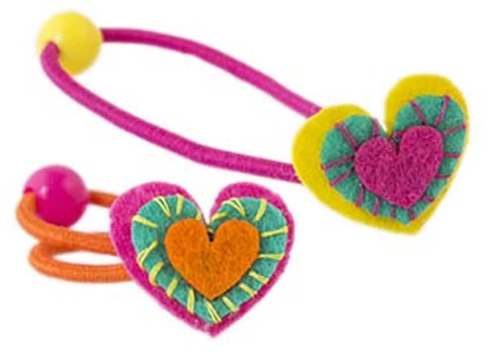 Access: Haarelastiek Hearts 2 ass (8 st)