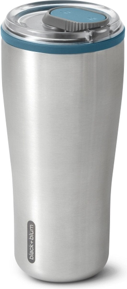 Black Blum Black+blum rvs thermosbeker - 600ml - blauw