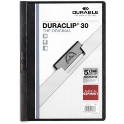 Klemmap Durable A4 schuifklem zwart