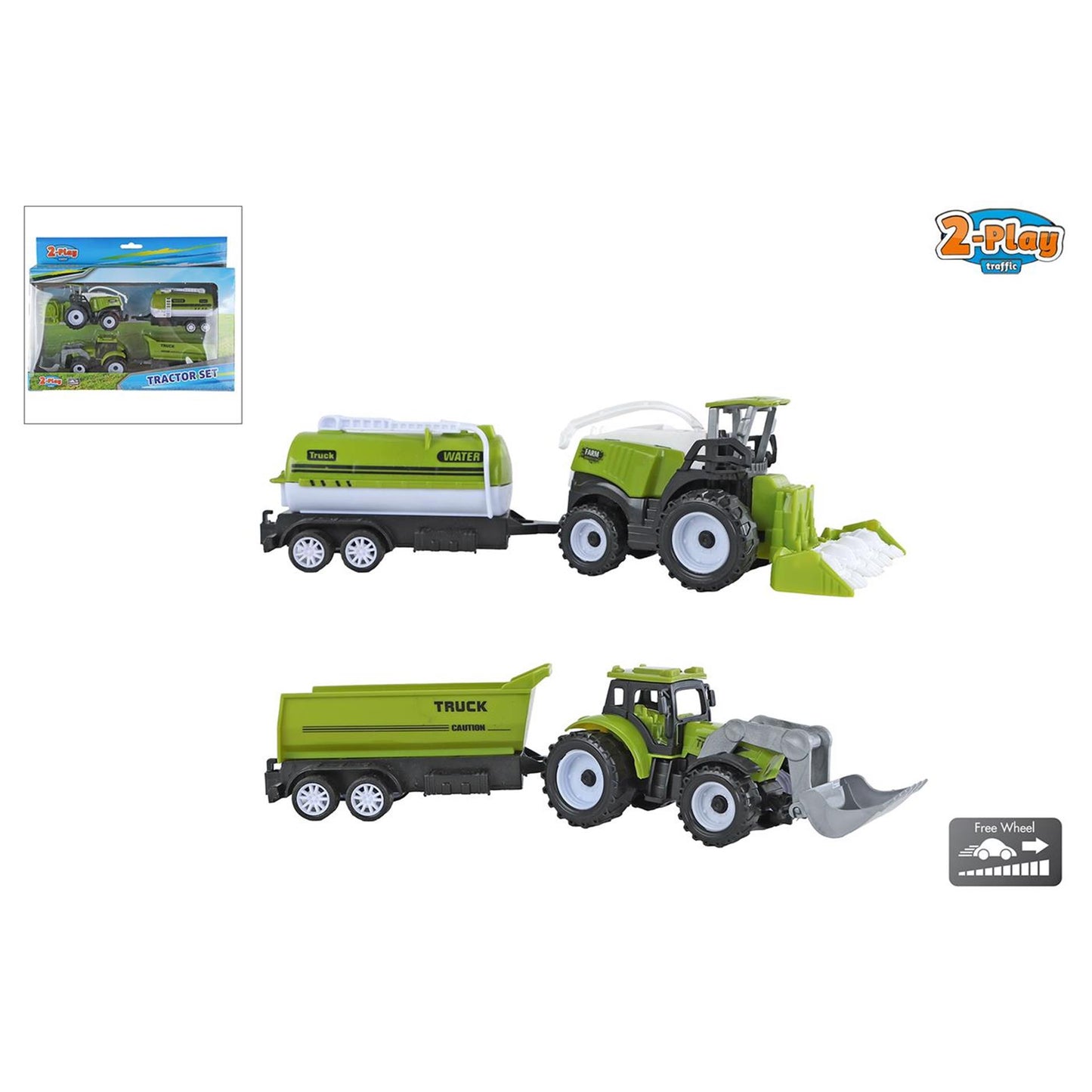 2-Play tractor en combine 24cm