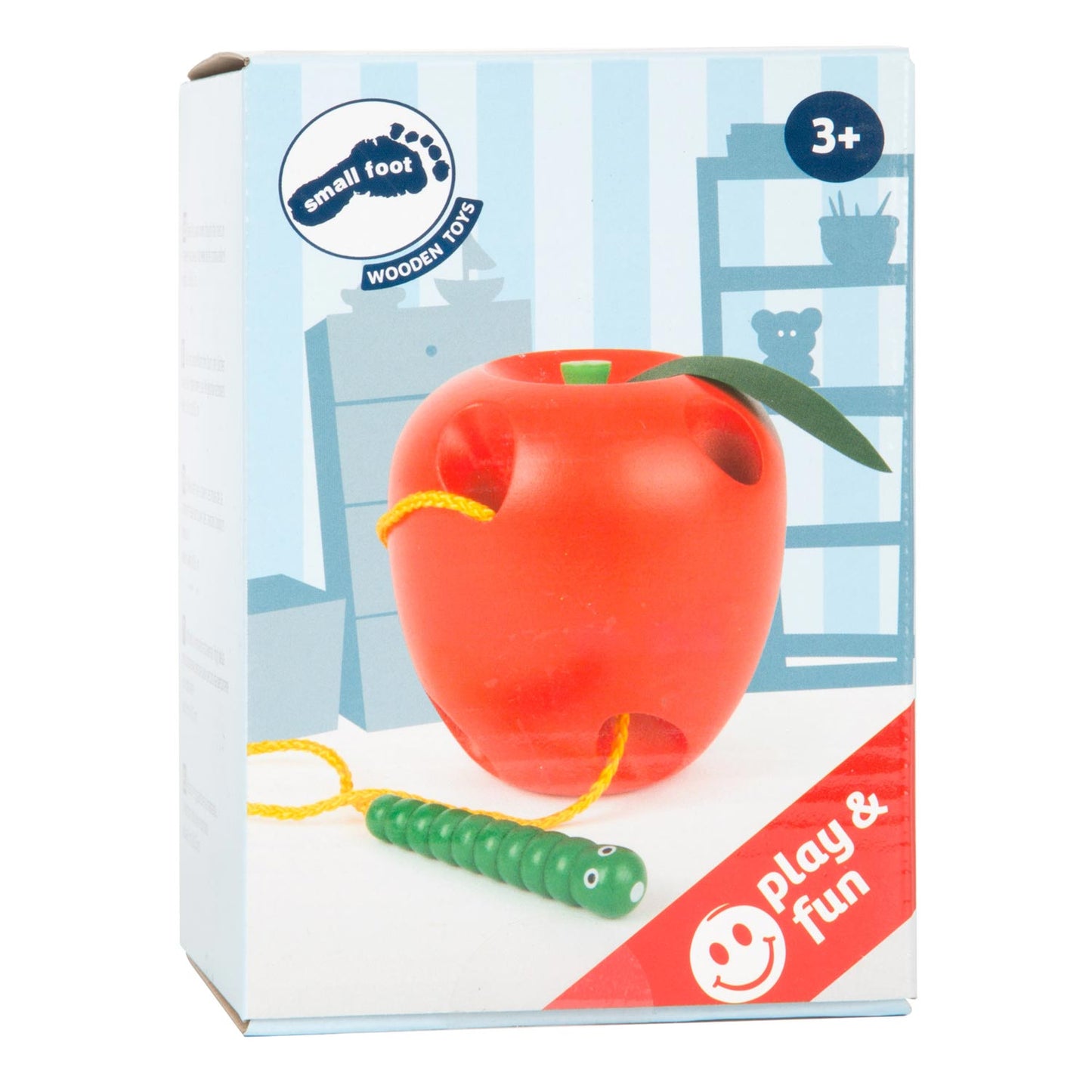 Small Foot - houten rijg appel