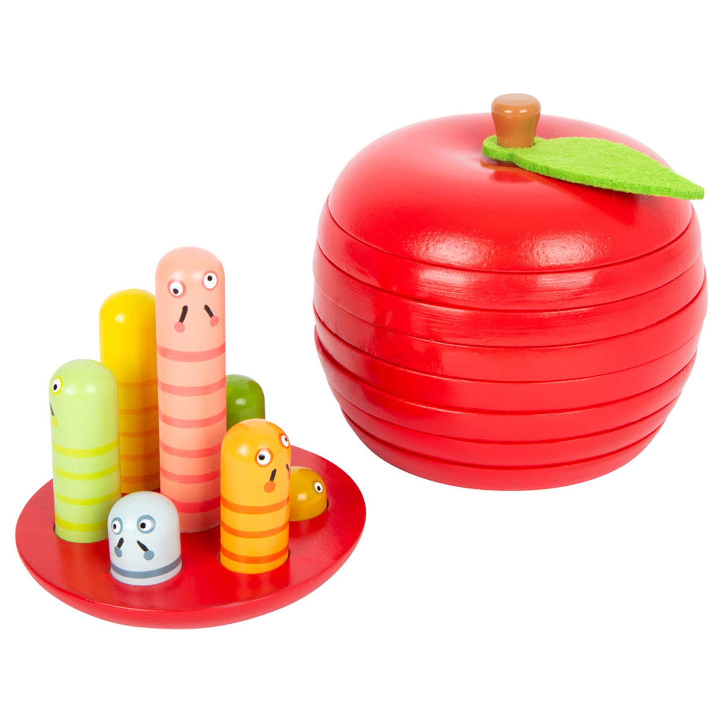 Small Foot - houten stapelspel appel