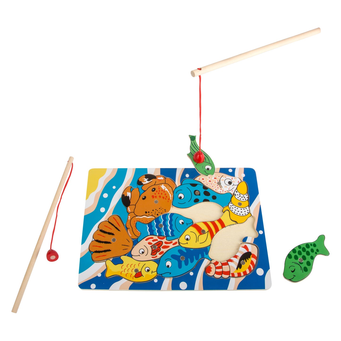 Small Foot - houten vishengelspel puzzel