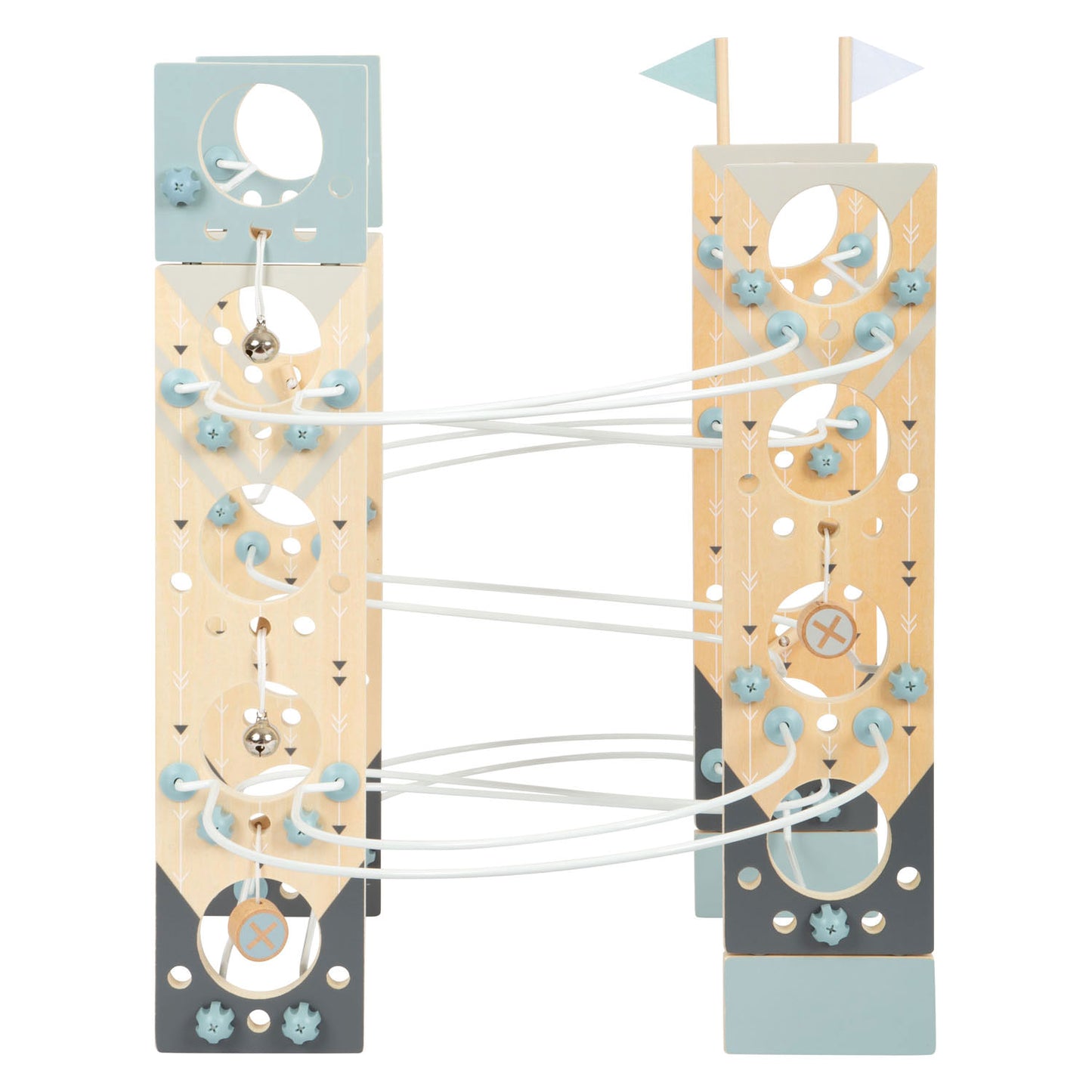 Small Foot - houten modulaire knikkerbaan