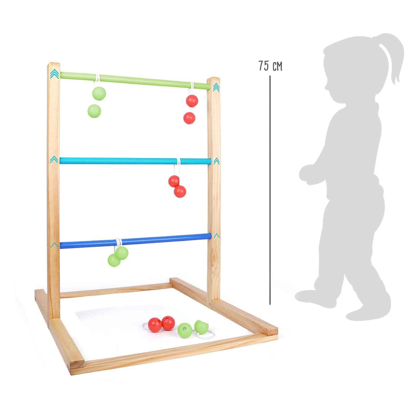 Small Foot - houten ladder golf werpspel, 7dlg.