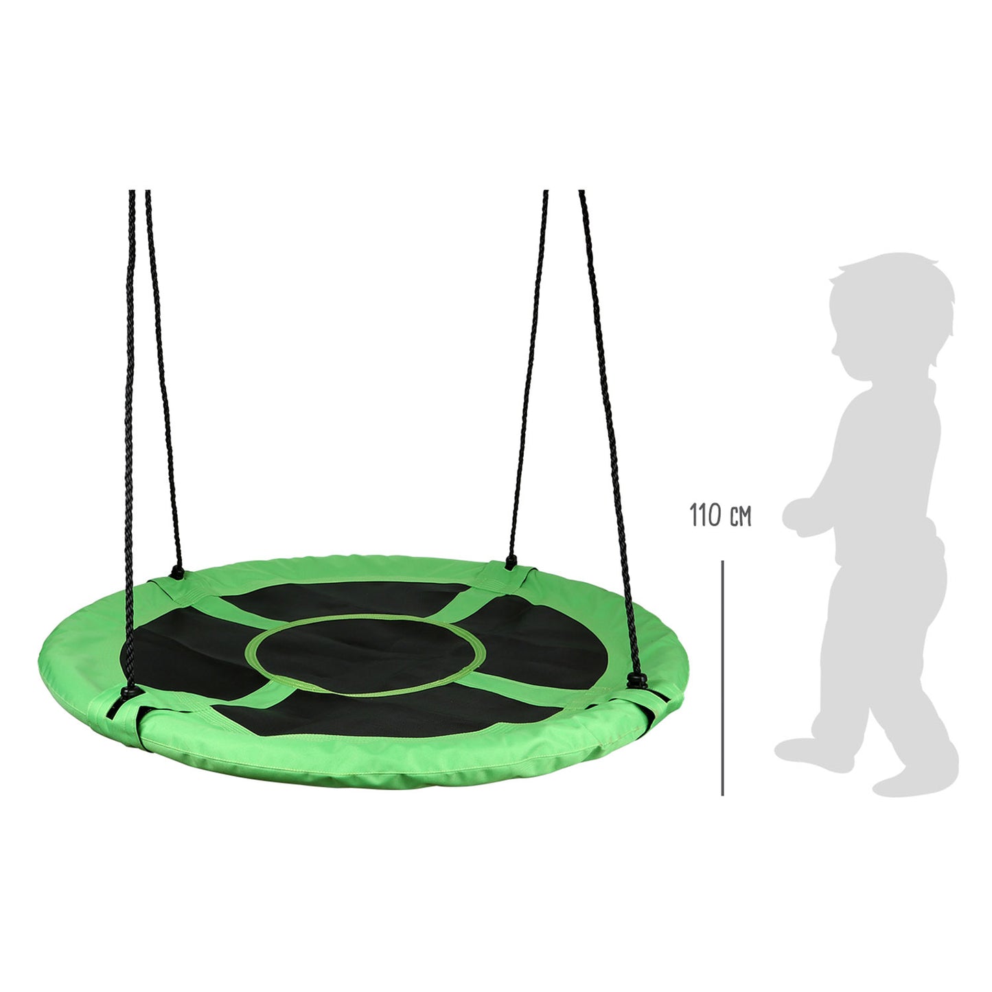 Small Foot - nestschommel groen xl, 110cm