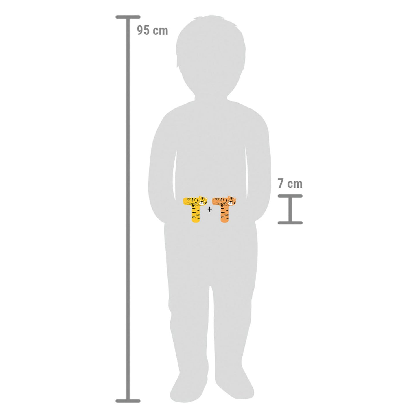 Small Foot - houten dieren kinderletter - t