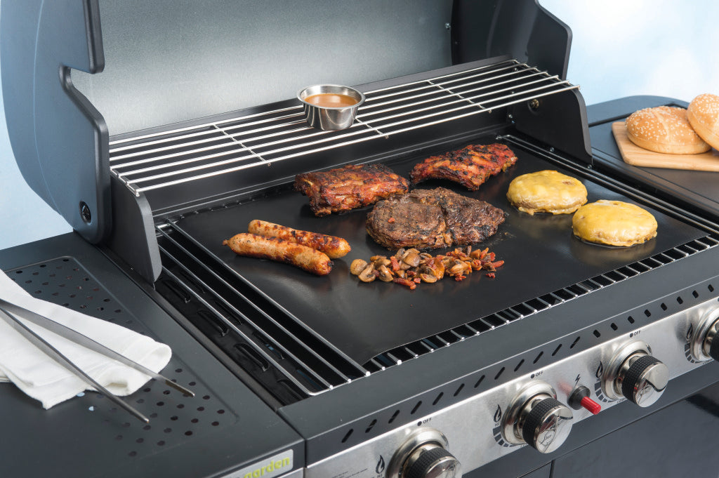 NoStik barbecue grillfolie 40x50cm antikleef zwart