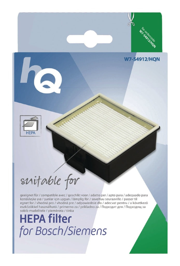 HQ w7-54912-n actieve hepa-filter bosch siemens