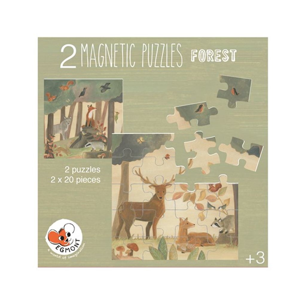 Egmont Magnetische puzzel Bos. 17,5x17,5