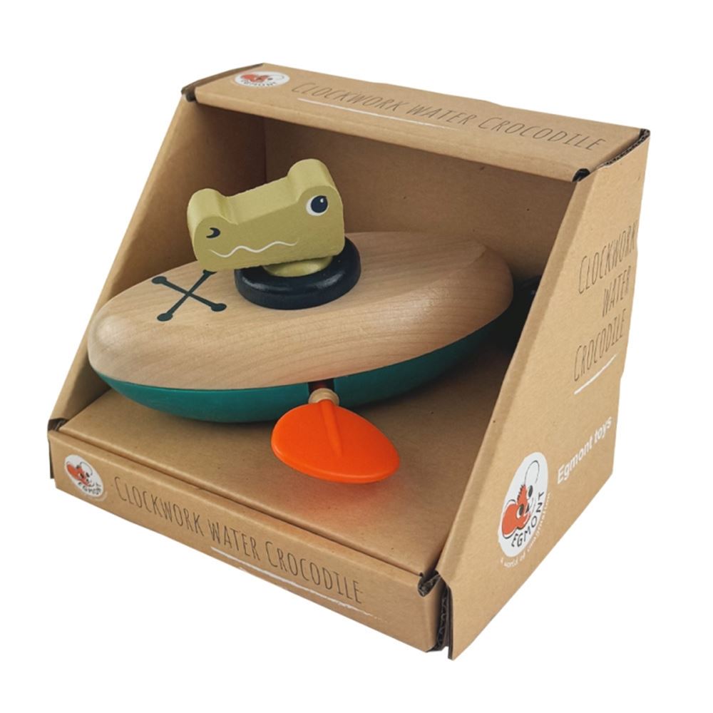 Egmont Clockwater Krokodil. 13x11x7 cm.