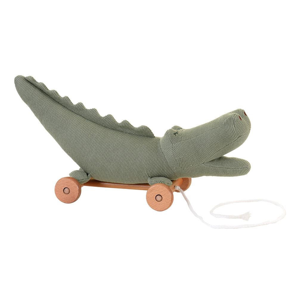 Egmont Trekfiguur Krokodil. 45x10x5 cm.