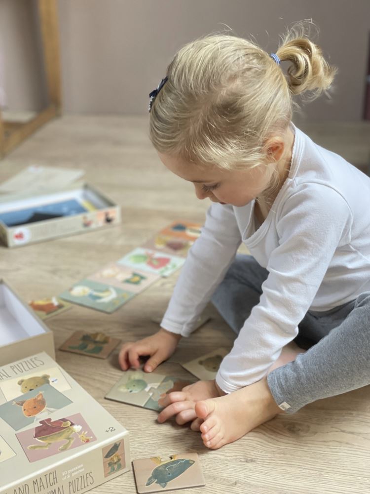 Egmont 10 mix match Dierenpuzzels. FSC