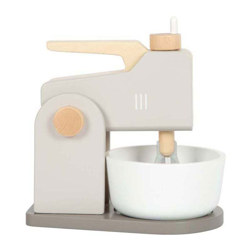 Small Foot - houten mixer speelset grijs tasty