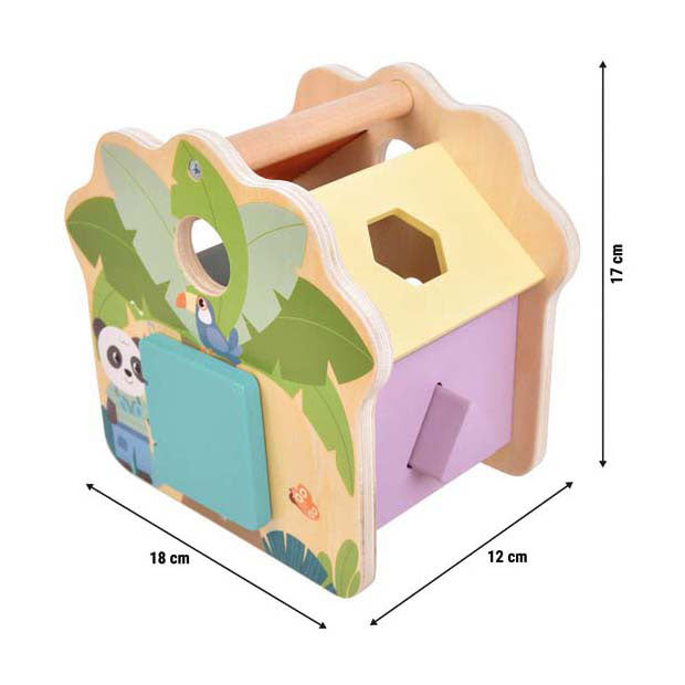 Small Foot - houten vormenstoof jungle friends fsc