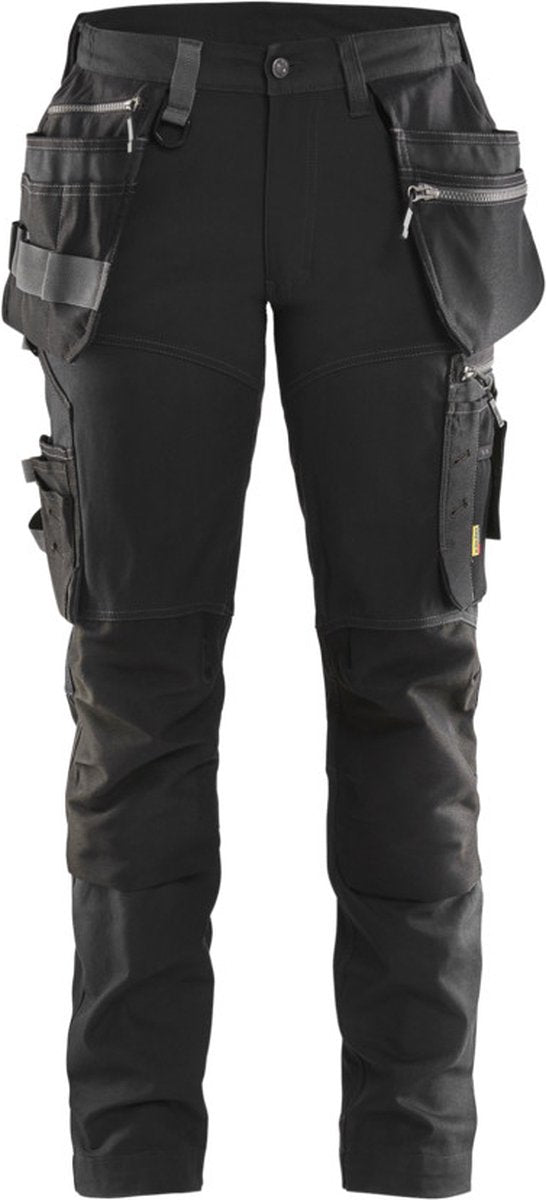 Blåkläder Blaklader dames werkbroek met stretch 7115-1343 - zwart - c44