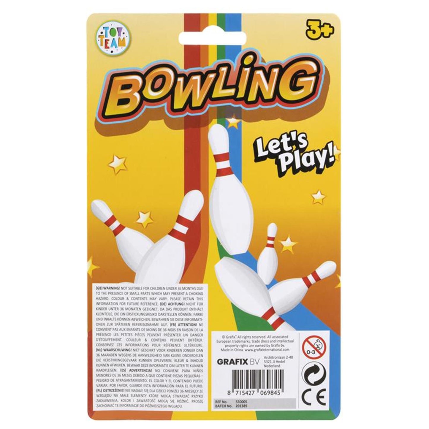 Grafix Mini bowling set - 12dlg.