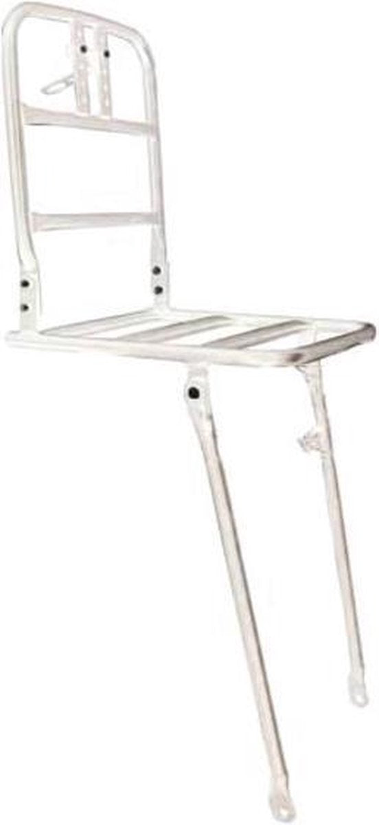Voordrager 28 wit aluminium
