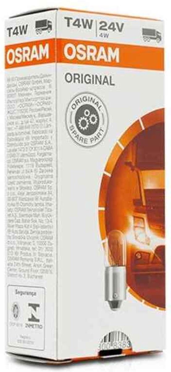 Osram Gloeilamp voor de auto os3930 os3930 t4w 4w 24v (10 pcs)