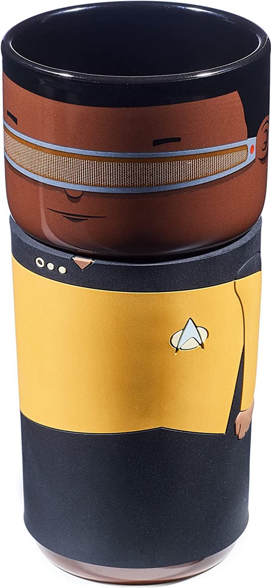 CosCups Numskull - star trek - geordi la forge coscup herbruikbare thermo mok