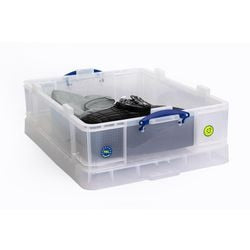 Opbergbox Really Useful Boxes 70 L Transparant