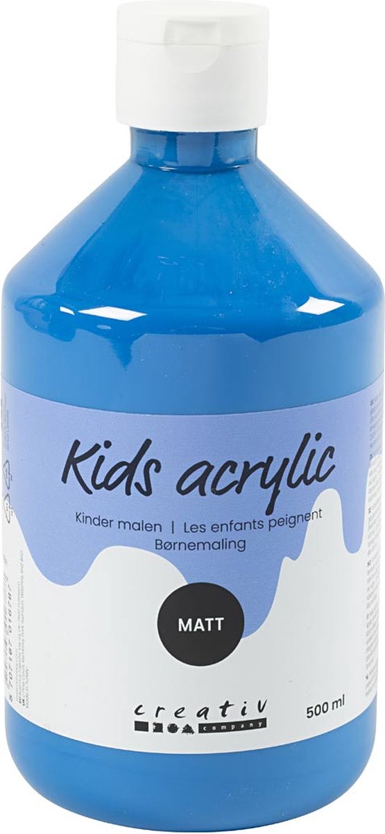 A-Color acrylverf, 500 ml, primair blauw