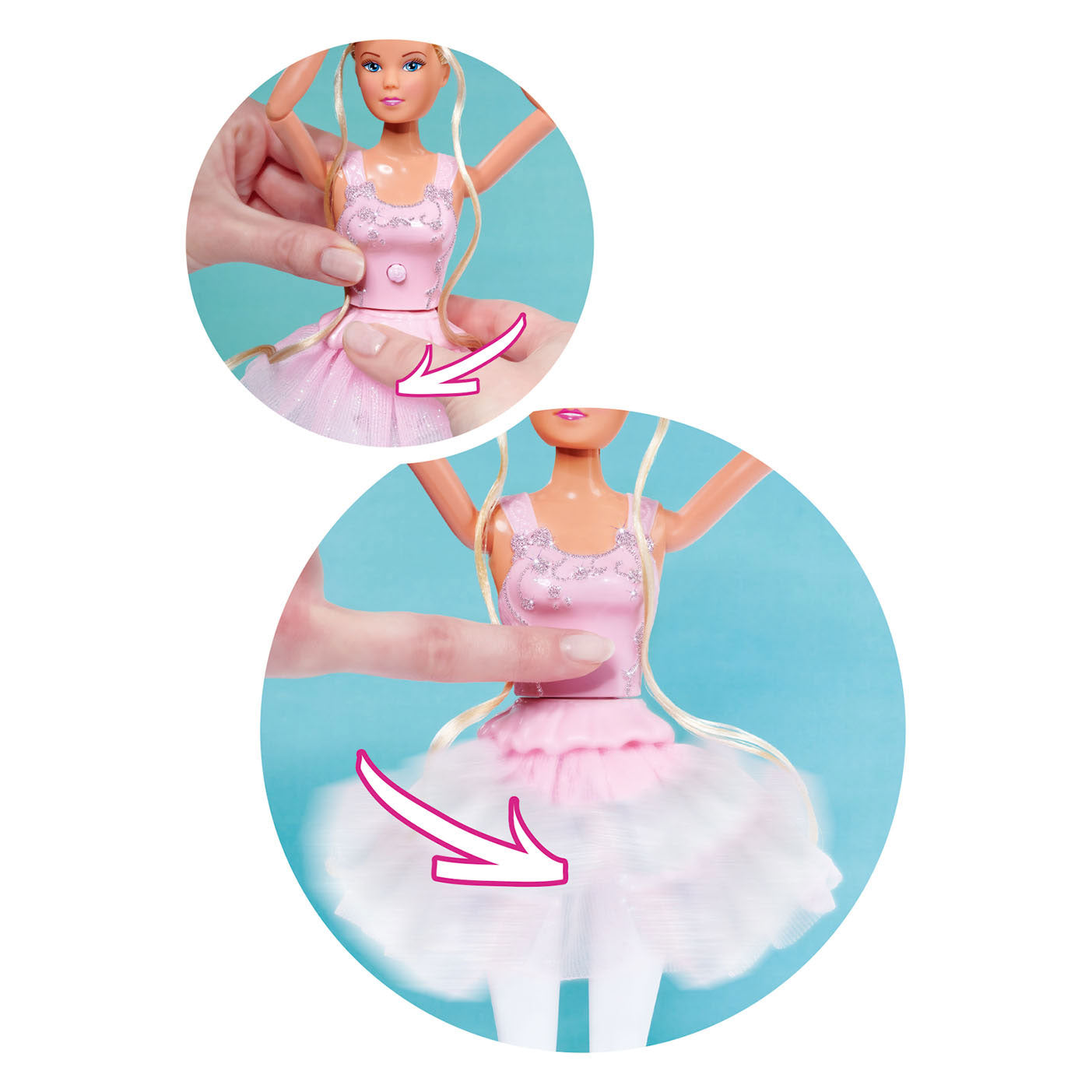 Simba Steffi love dancing ballerina's pop