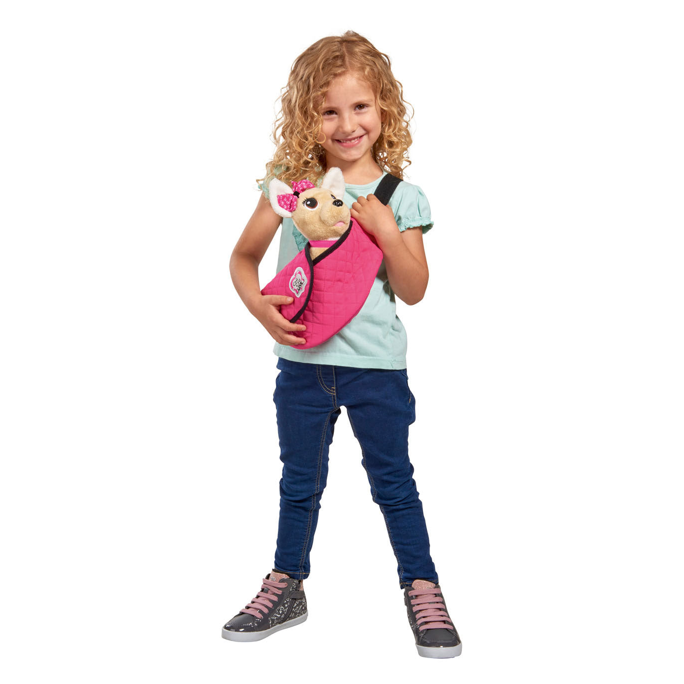 Simba Chi chi love street knuffelhond in draagtas