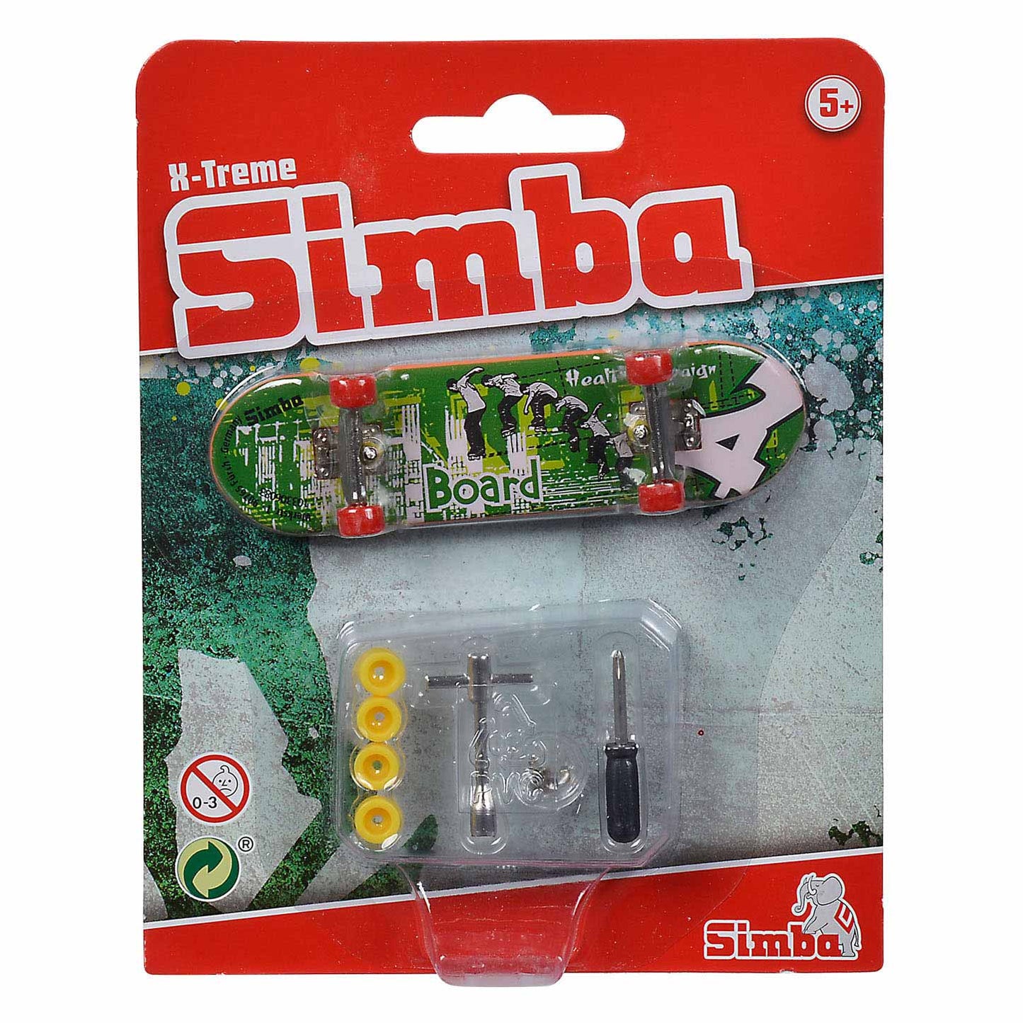 Simba Vinger skateboard x-treme kleur met accessoires