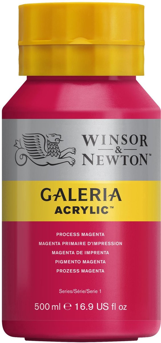 Winsor Newton galeria acryl 500ml process magenta