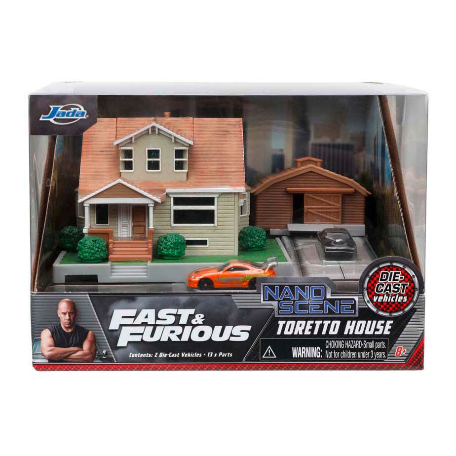 Jada Toys Jada fast furious nano dom's huis diorama met voertuigen