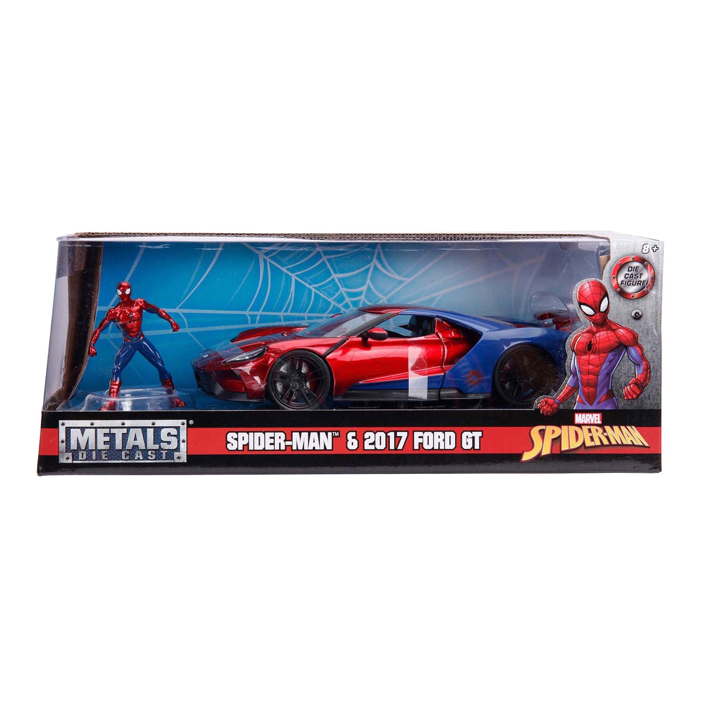 JADA marvel spiderman 2017 ford gt 1:24