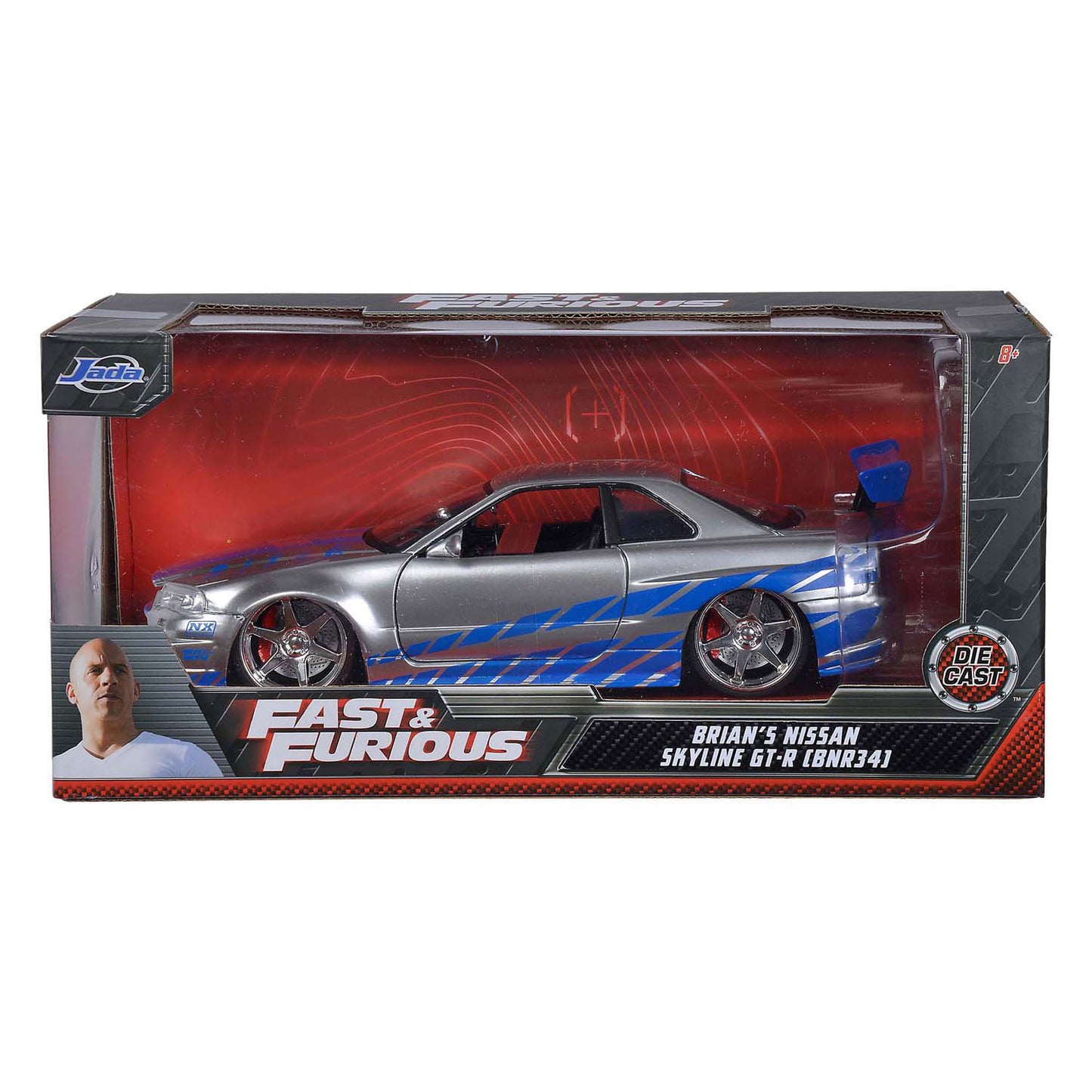 JADA fast furious 2002 nissan skyline 1:24